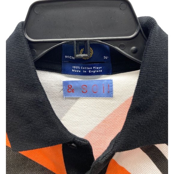 RARE Fred Perry X &SON Made in England Dazzle Shirt 36/XS - Picture 4 of 4